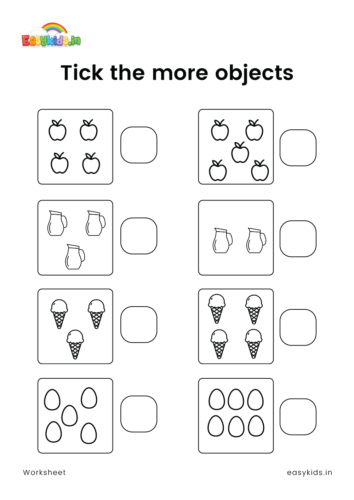 tick the more objects