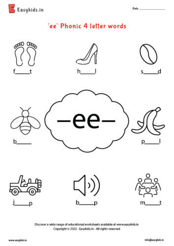 ee Phonic 4 letter words 1