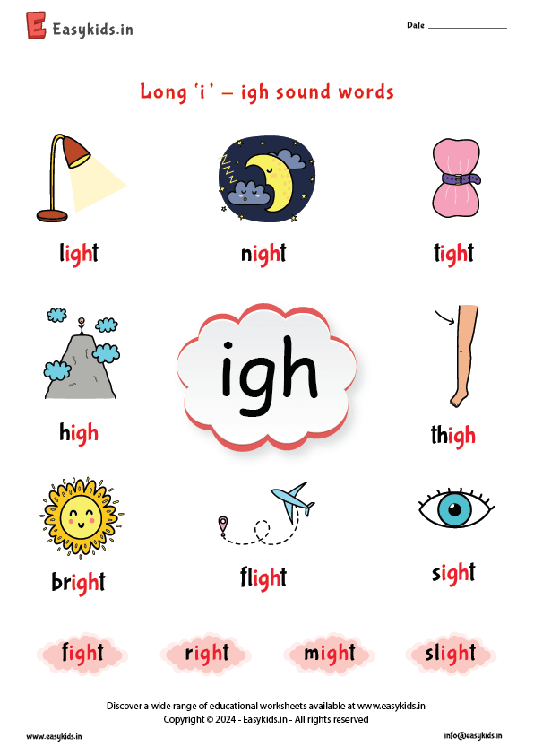 igh words list